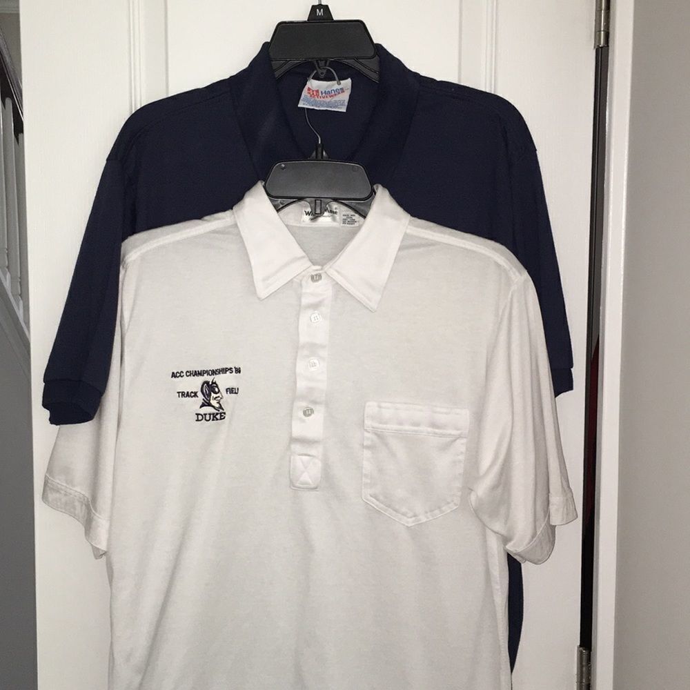2-vtg Duke Blue Devils Track Field golf polo shirt